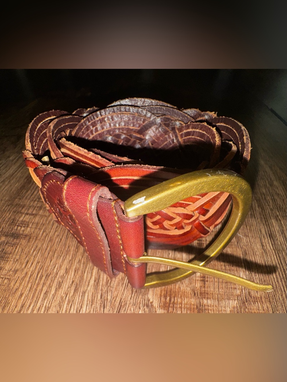 Patricia Nash Braided Leather Belt